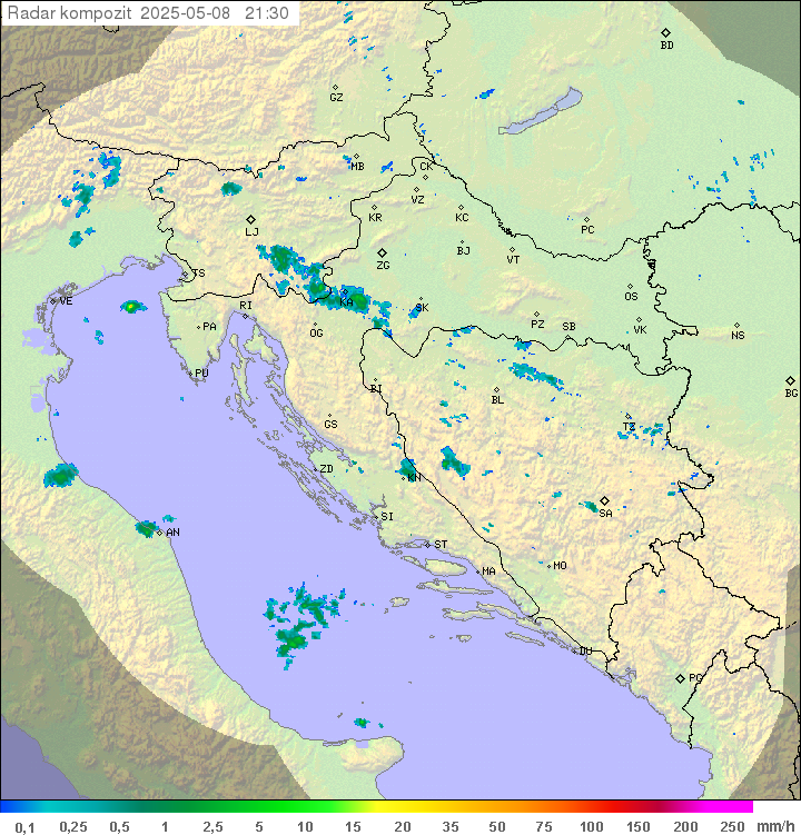 Padavine Hrvaška