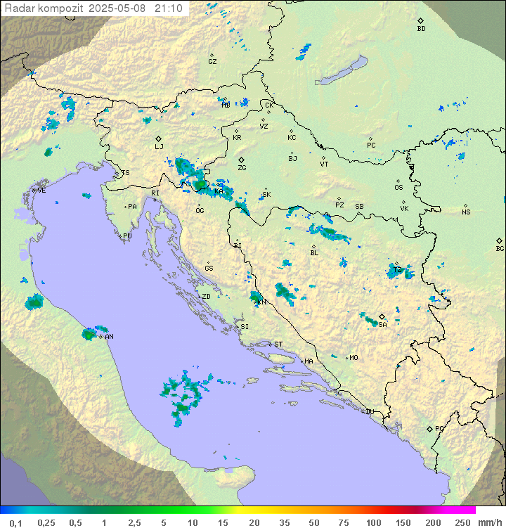 Padavine Hrvaška