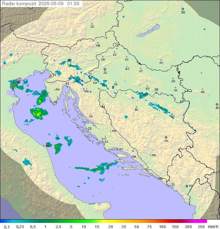 Padavine Hrvaška