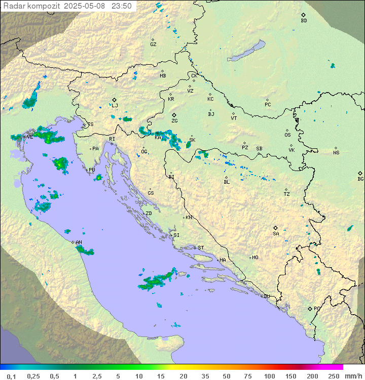 Padavine Hrvaška