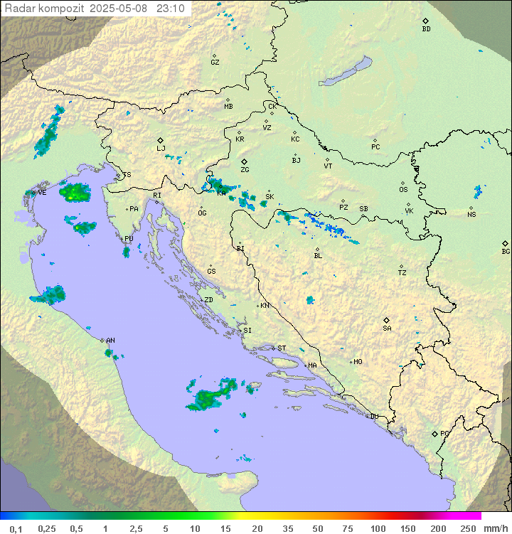 Padavine Hrvaška