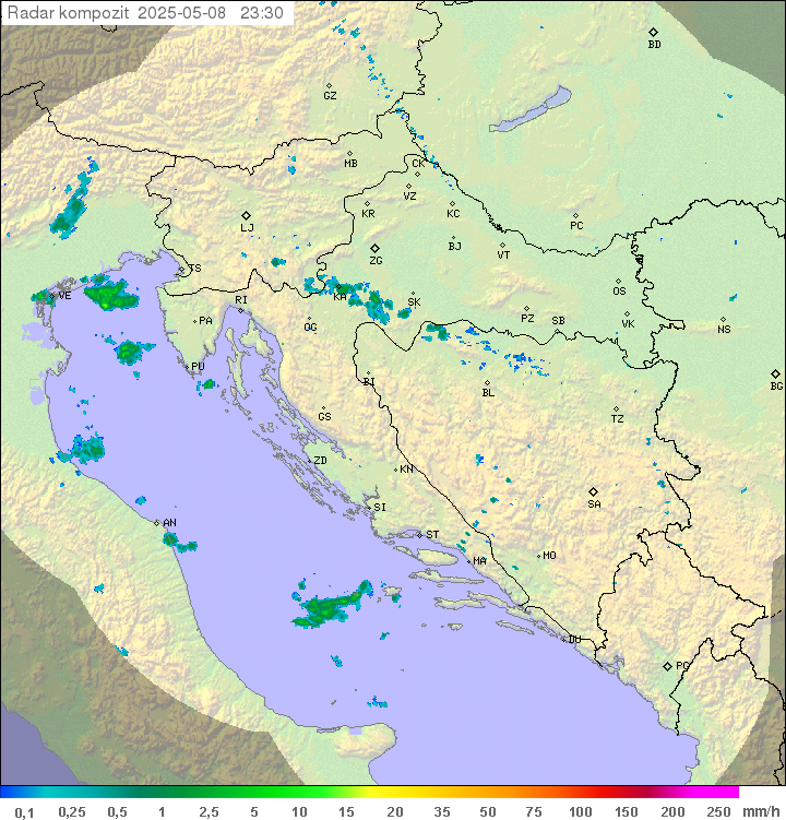Padavine Hrvaška