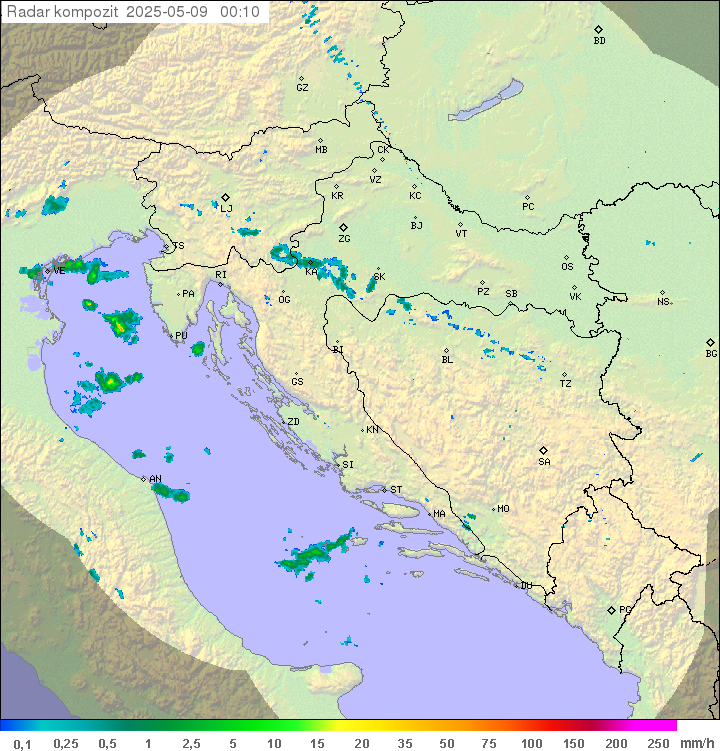 Padavine Hrvaška