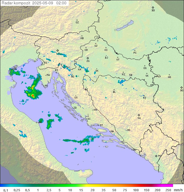 Padavine Hrvaška