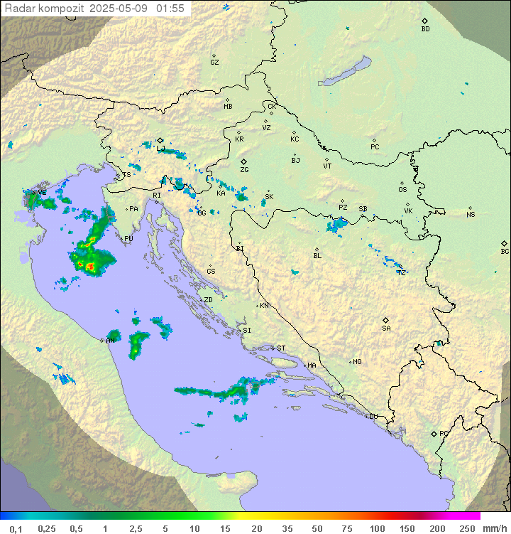 Padavine Hrvaška