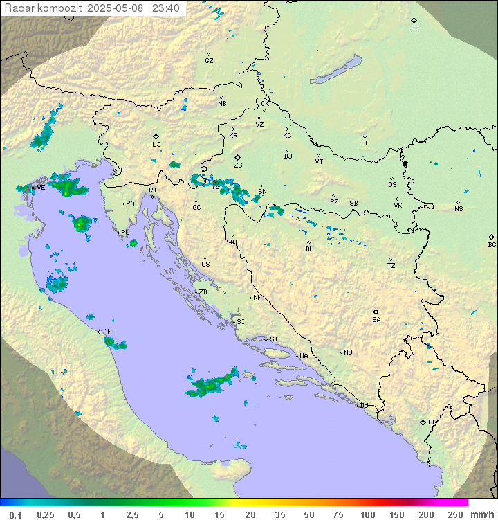 Padavine Hrvaška
