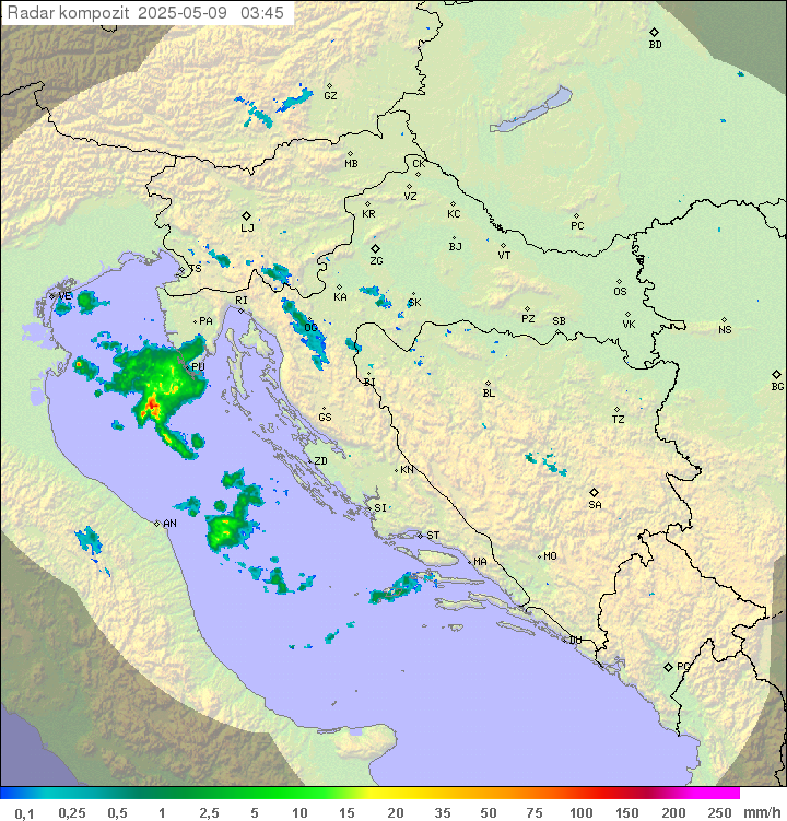 Padavine Hrvaška