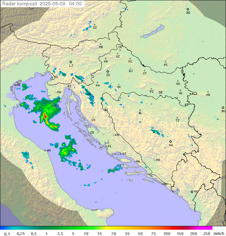 Padavine Hrvaška