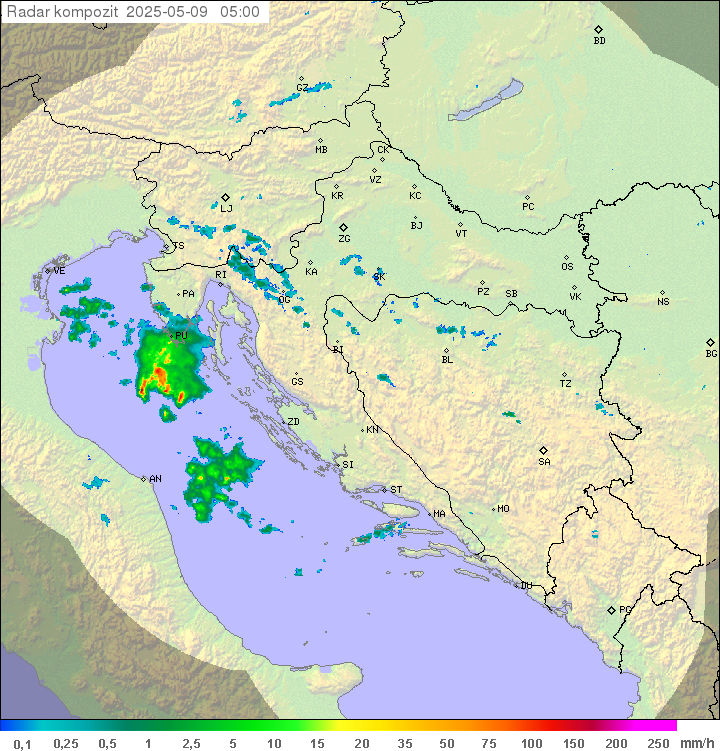Padavine Hrvaška