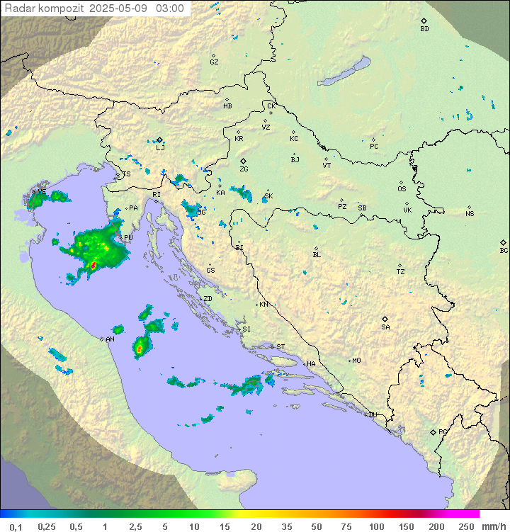 Padavine Hrvaška