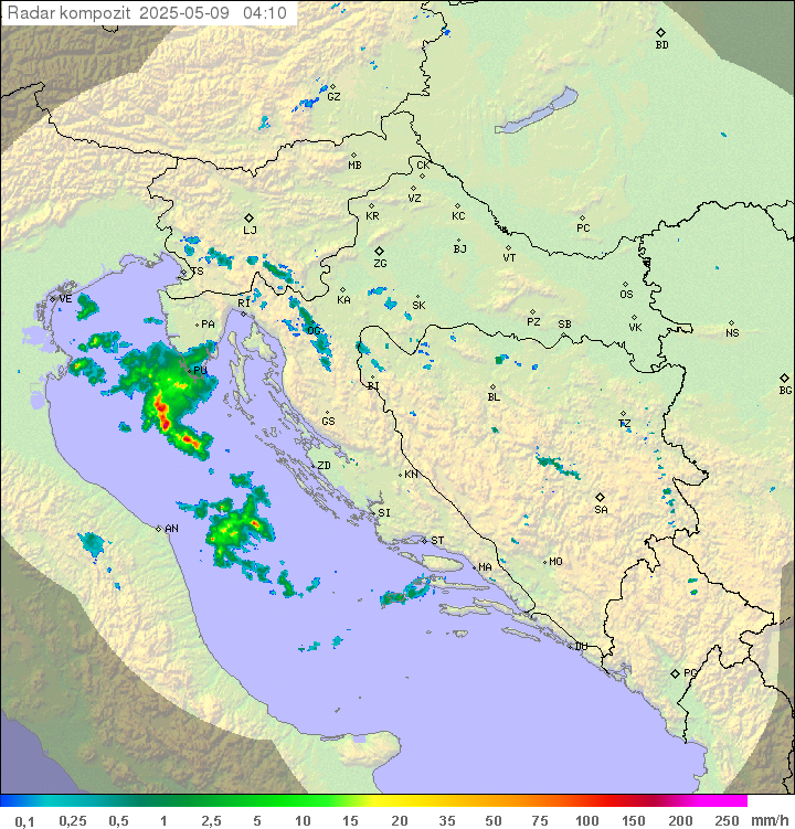 Padavine Hrvaška