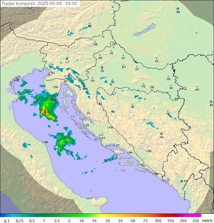 Padavine Hrvaška