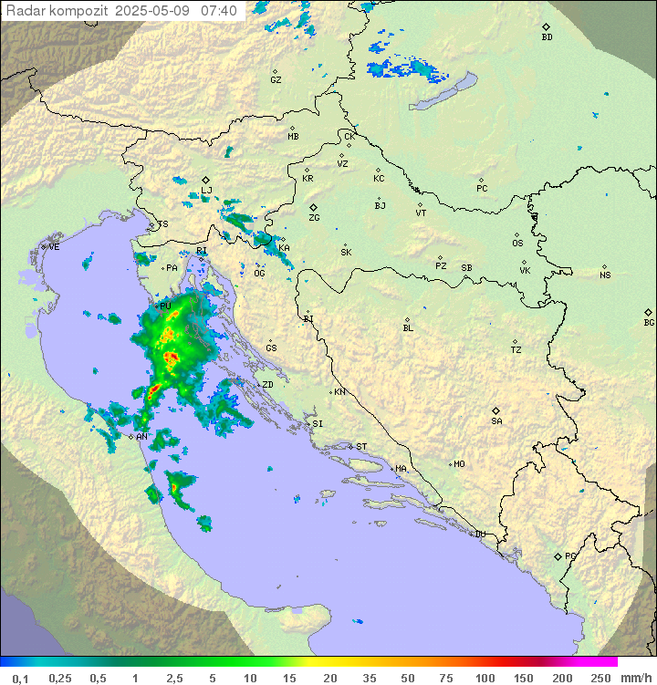 Padavine Hrvaška