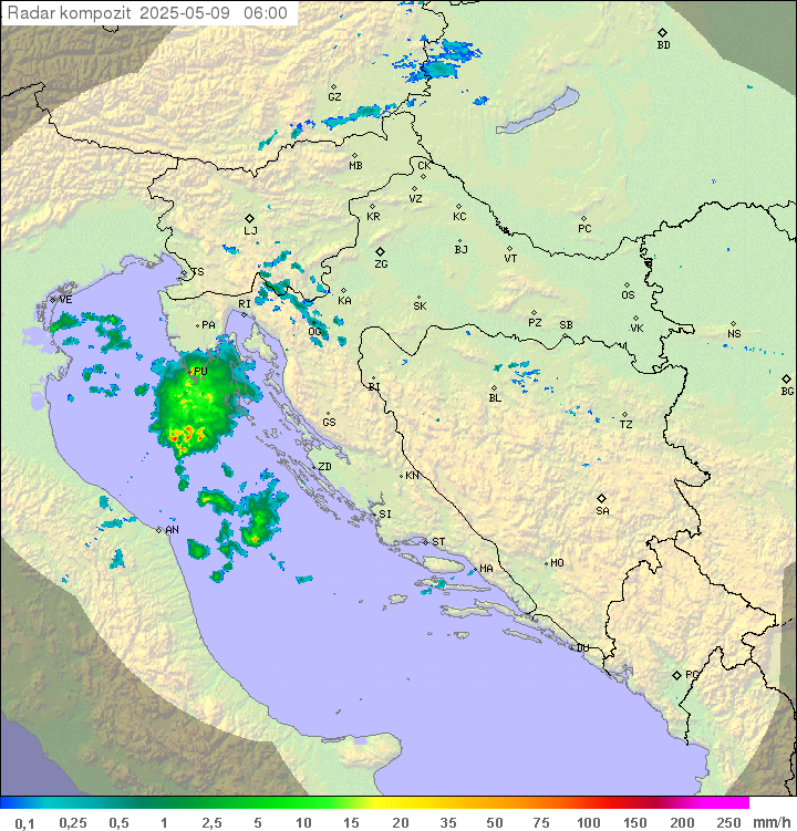 Padavine Hrvaška