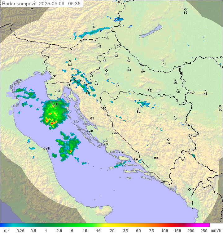 Padavine Hrvaška
