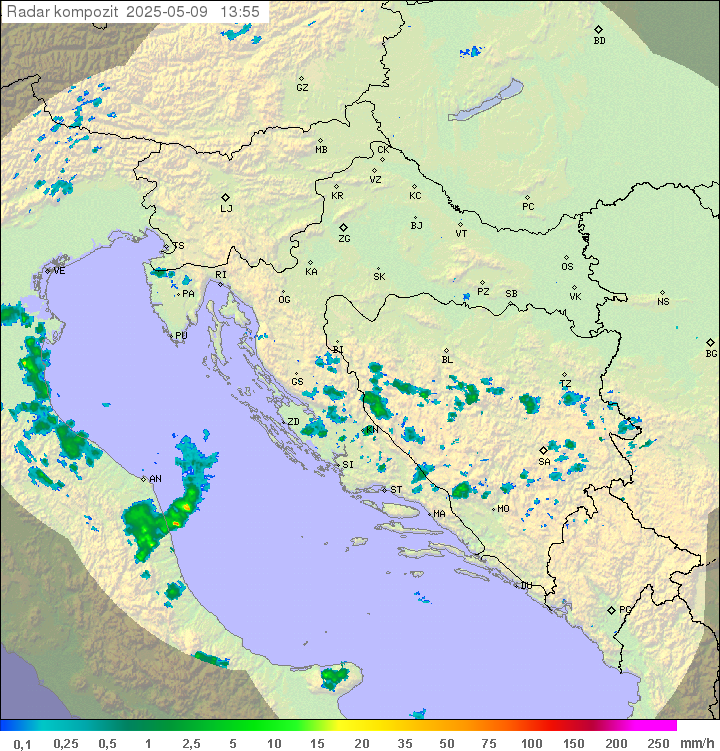 Padavine Hrvaška