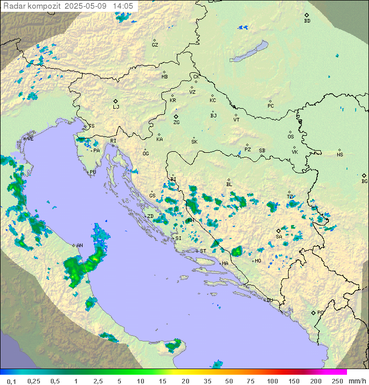 Padavine Hrvaška