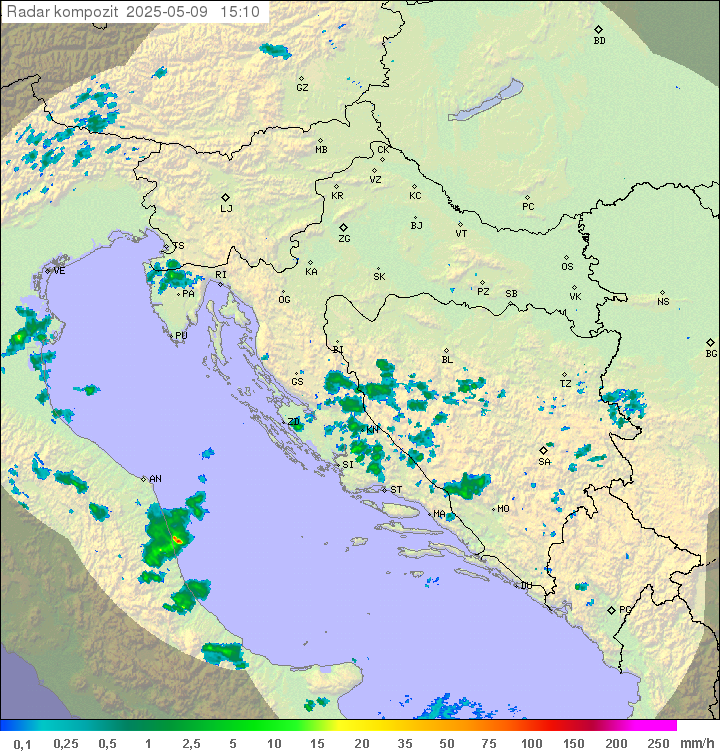 Padavine Hrvaška