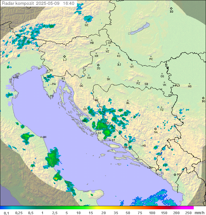 Padavine Hrvaška