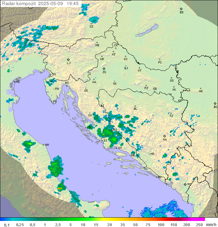Padavine Hrvaška