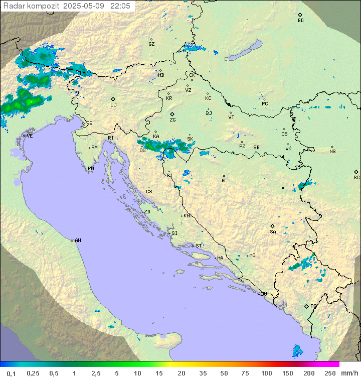 Padavine Hrvaška