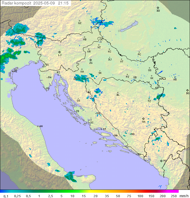 Padavine Hrvaška