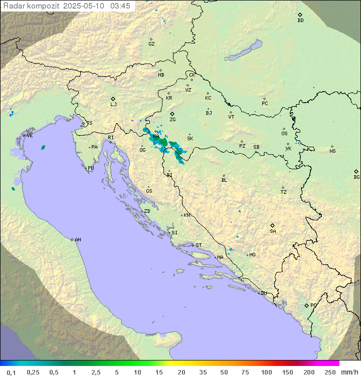 Padavine Hrvaška