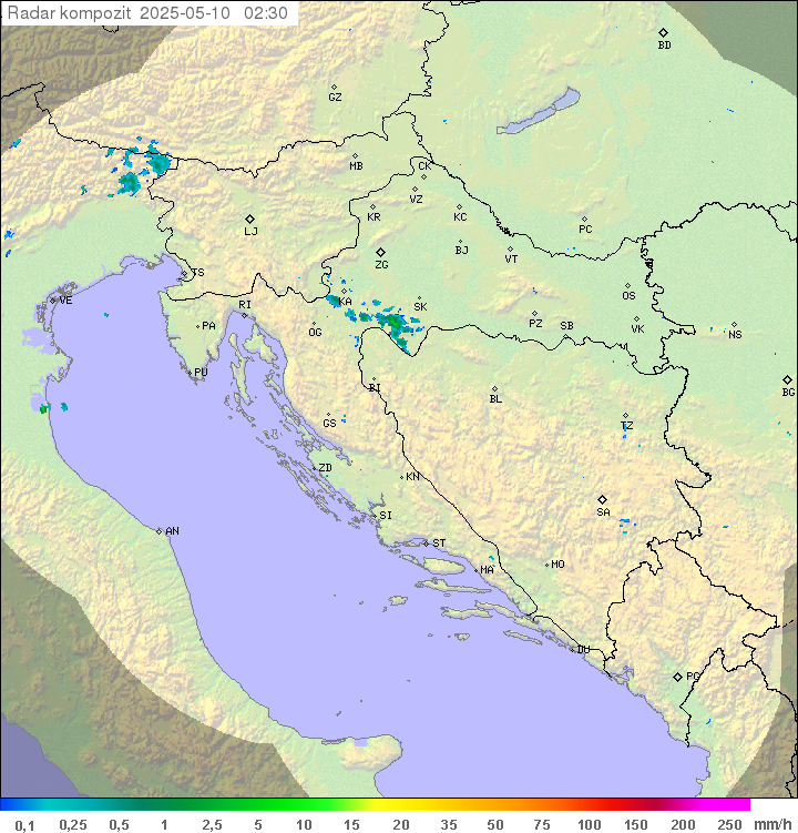 Padavine Hrvaška