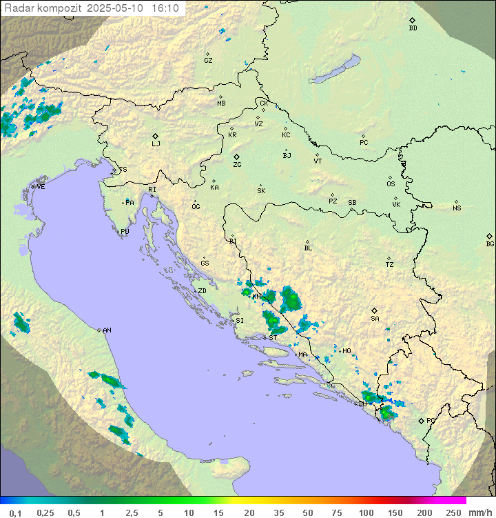Padavine Hrvaška