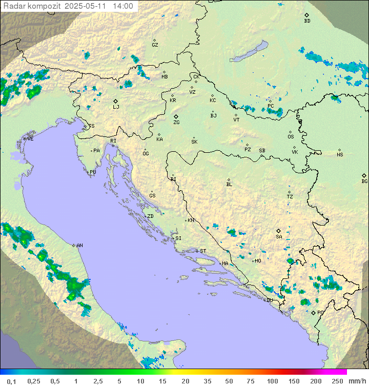 Padavine Hrvaška