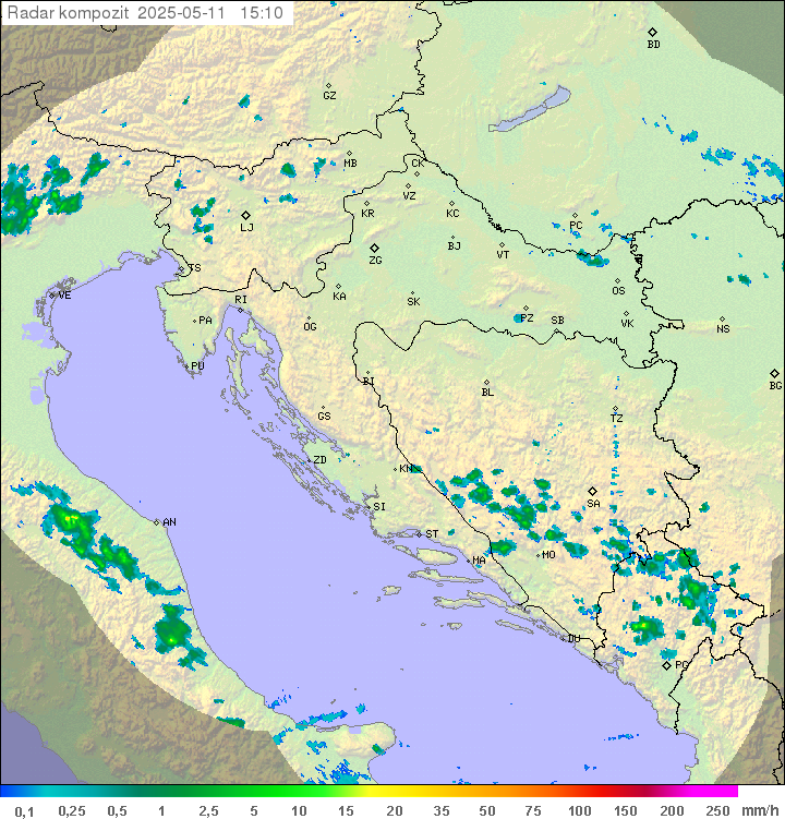 Padavine Hrvaška