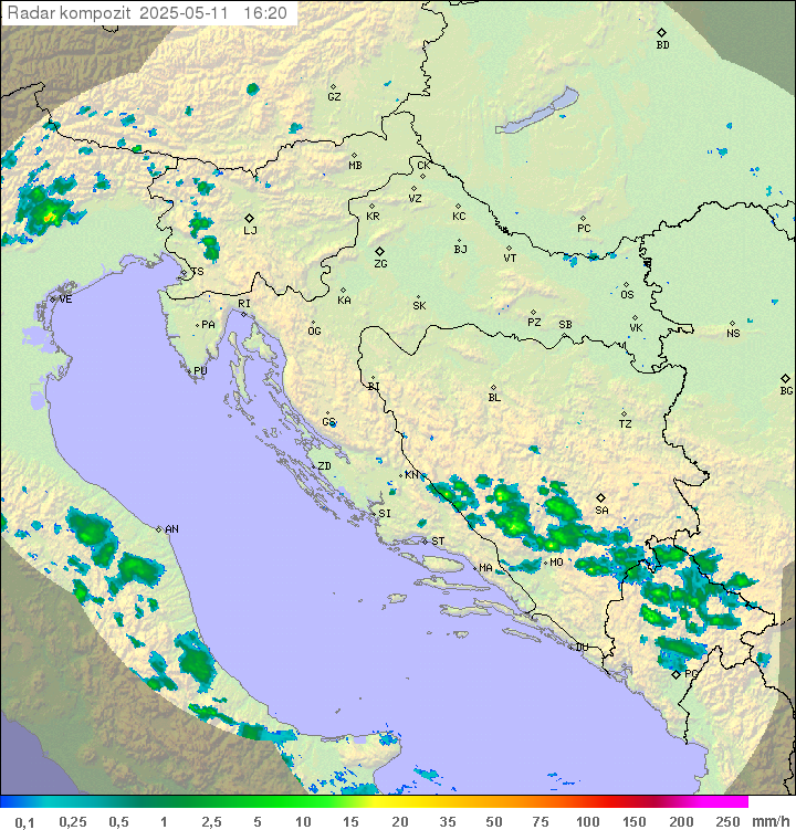 Padavine Hrvaška