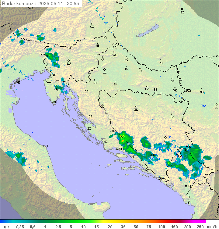 Padavine Hrvaška