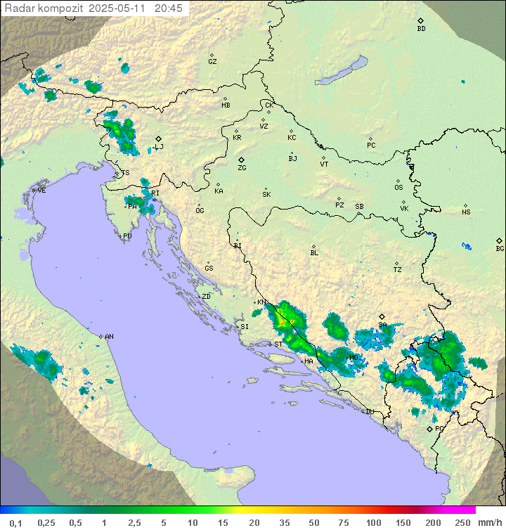 Padavine Hrvaška