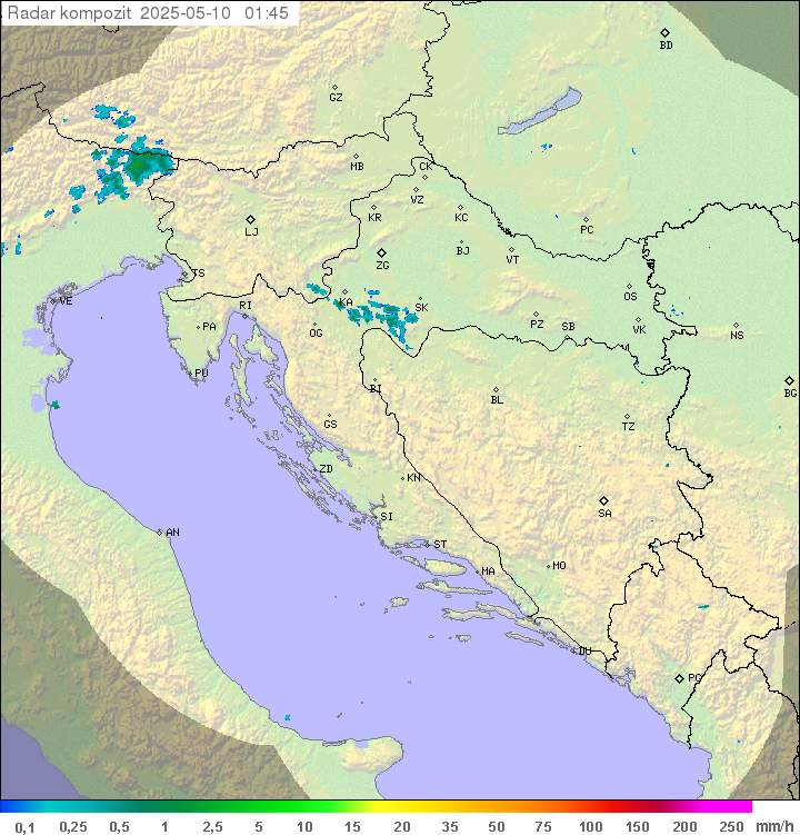 Padavine Hrvaška