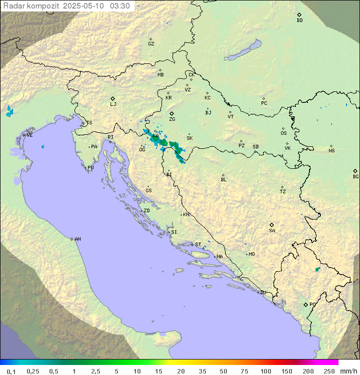 Padavine Hrvaška