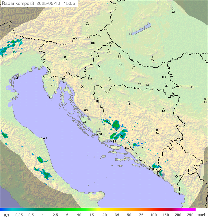Padavine Hrvaška