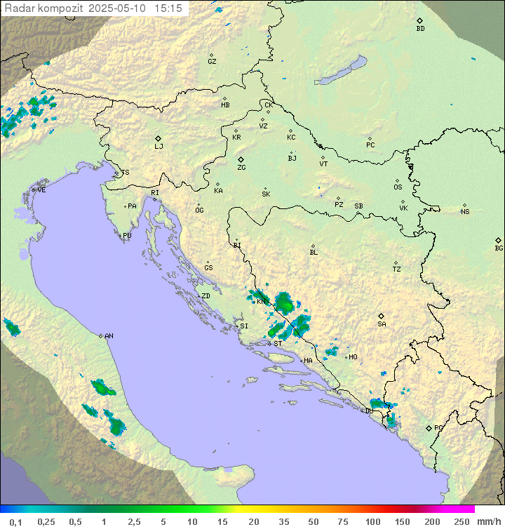 Padavine Hrvaška