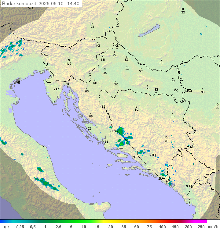 Padavine Hrvaška