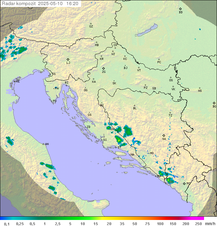 Padavine Hrvaška
