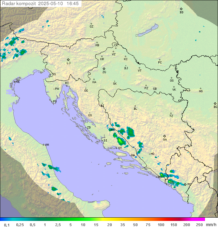 Padavine Hrvaška