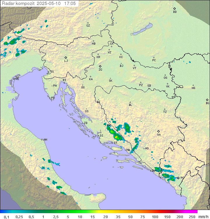 Padavine Hrvaška