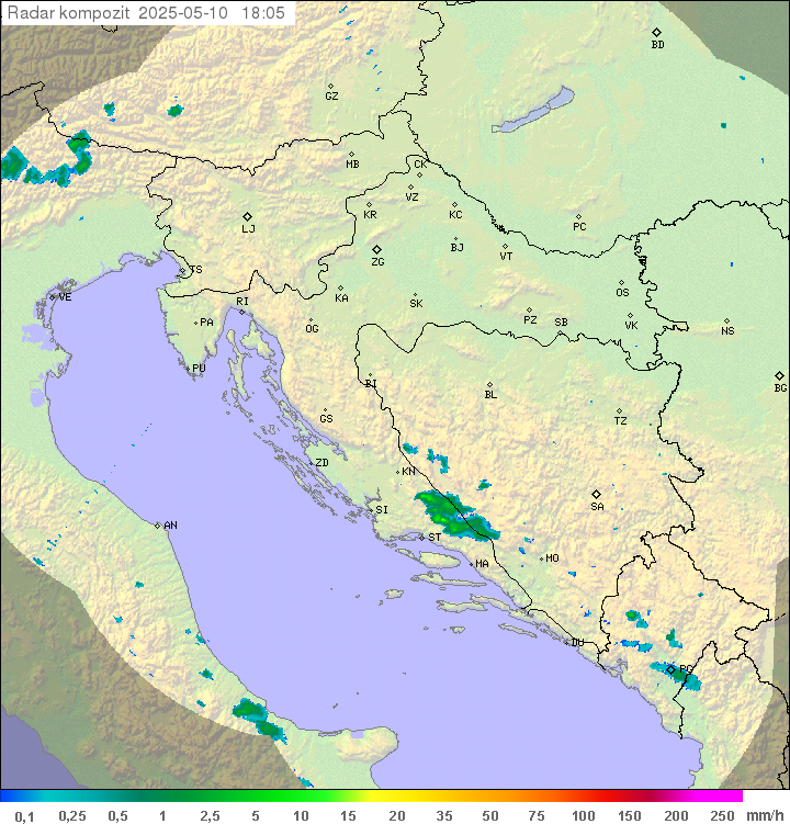 Padavine Hrvaška
