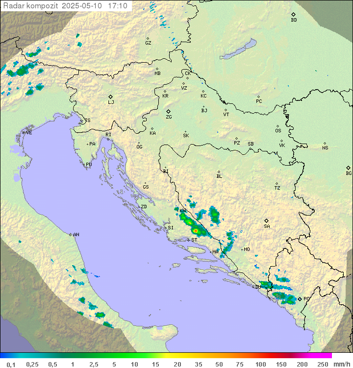 Padavine Hrvaška
