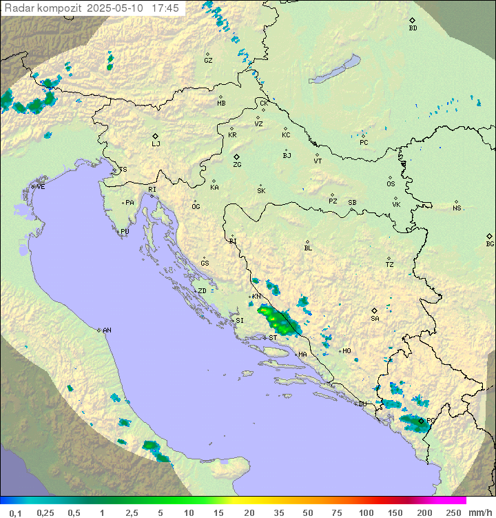 Padavine Hrvaška