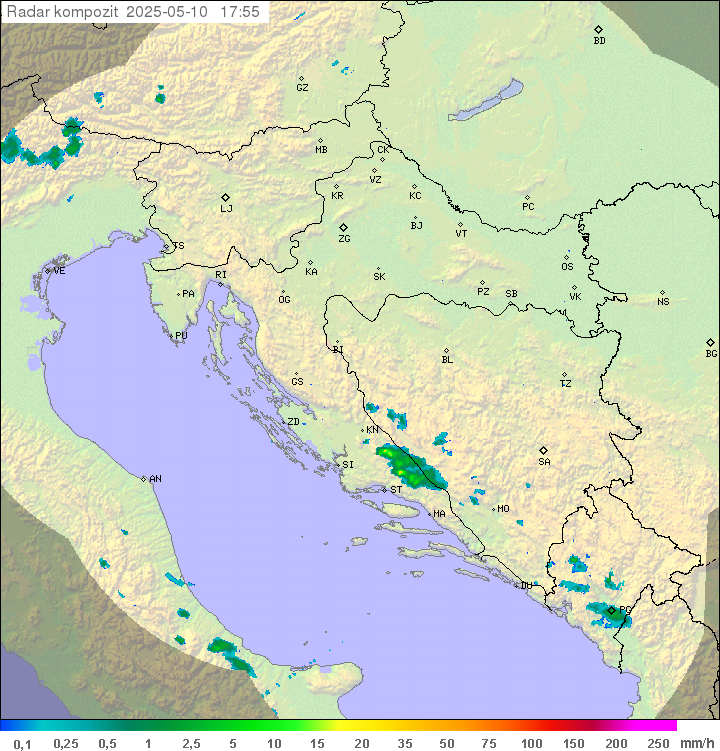 Padavine Hrvaška