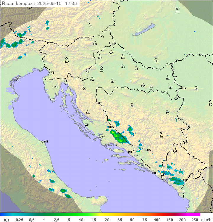 Padavine Hrvaška