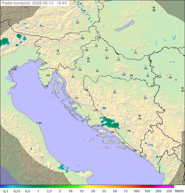 Padavine Hrvaška