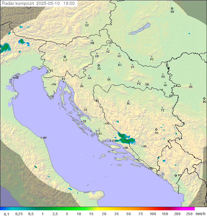 Padavine Hrvaška