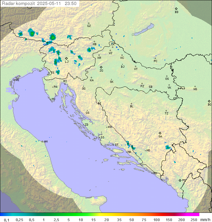 Padavine Hrvaška